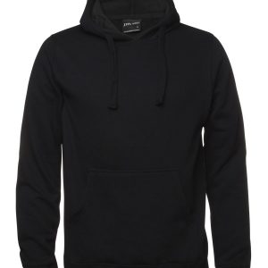 Unisex P/C Pop Over Hoodie(Black