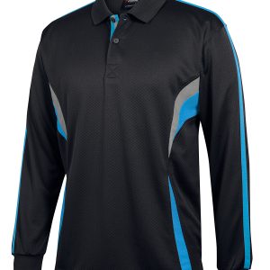 Mne's Podium Long Sleeve Cool Polo