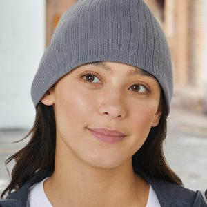Acrylic Cable Knit Beanie