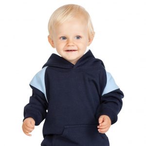 Kids Shoulder Contrast Panel Hoodies