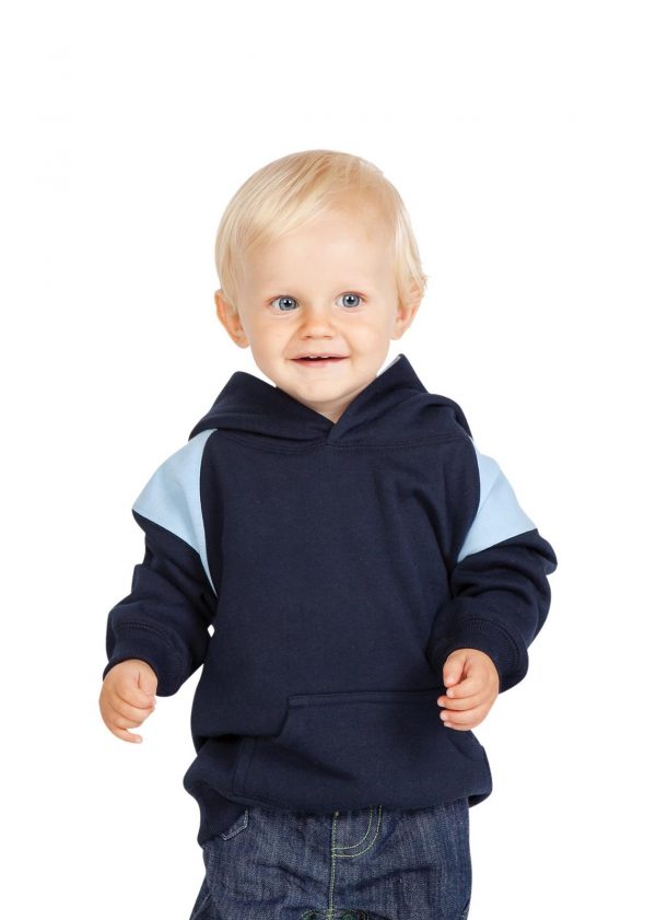 Kids Shoulder Contrast Panel Hoodies