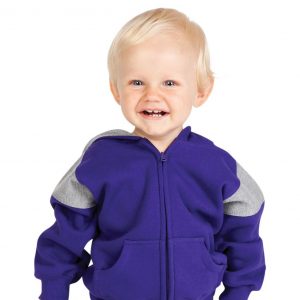 Kids Shoulder Contrast Panel Hoodies