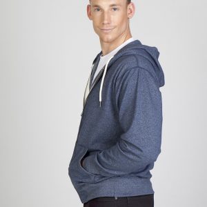 Men's Heather Zip Hoodie