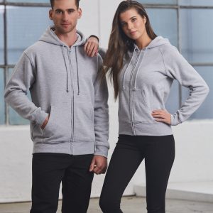 Men's DOUBLE BAY Full Zip Fleecy Hoodie