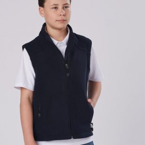 Kids' Diamond Bonded Polar Fleece Vest