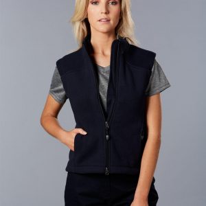 Ladies' Diamond Bonded Polar Fleece Vest