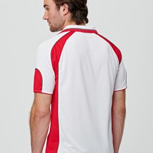 Mens ALLIANCE Cooldry Contrast Polo With Sleeve Panel
