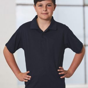 Kids' VERVE Cooldry Pique Soild Colour S/S Polo