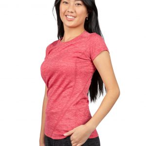 Ladies' 100% Polyester marl Tee