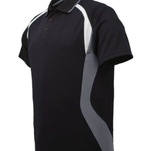 Unisex Adult Sports Panel Polo With Mini Honey Comb Panel