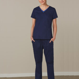 Ladies Semi-Elastic Waist Tie Scrub Pant