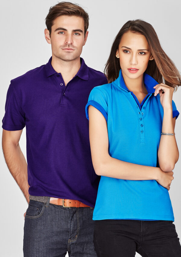 Mens Crew Short Sleve Polo