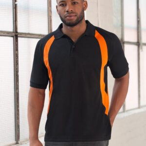 Mens Olympian Contrast Cool Dry Polo