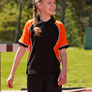 Kids Arena Tri-Colour Poly/Cotton Pique Polo
