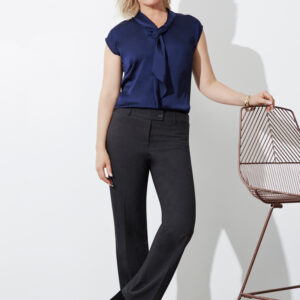 Ladies Classic Flat Front With Straight Leg Pant