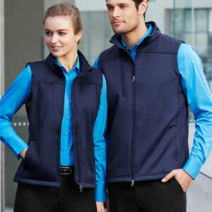 Ladies Soft Shell 2 Way Front Zip Vest