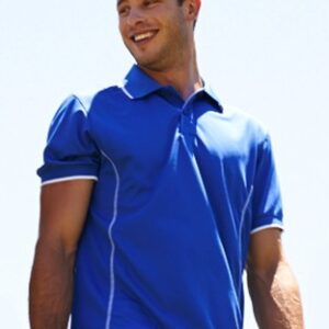 Stitch Feature Essentials-Men'S Short Sleeve Polo