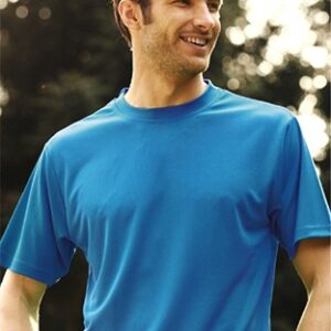 Unisex Adult Plain Breezeway Micromesh Tee Shirt