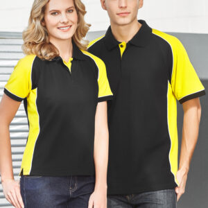 Mens Nitro Contrast Panel Polo