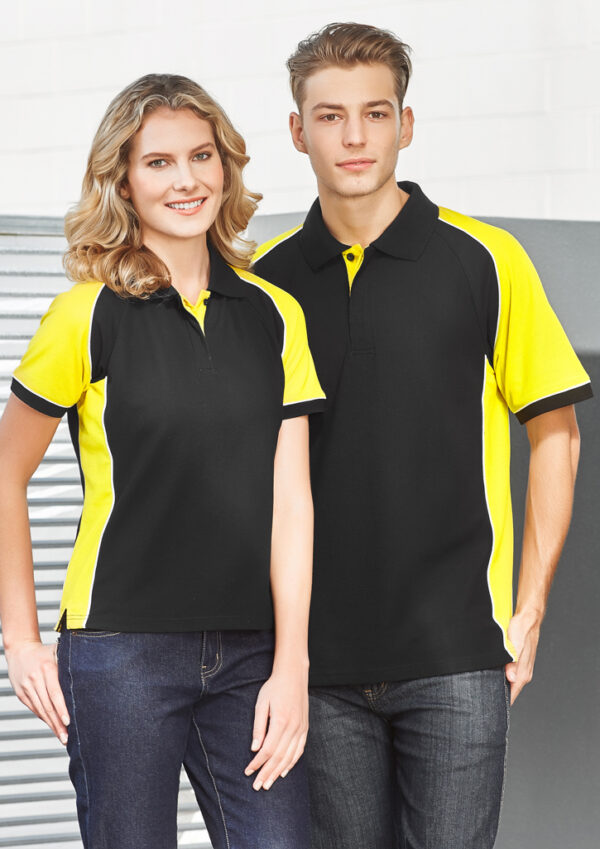 Mens Nitro Contrast Panel Polo