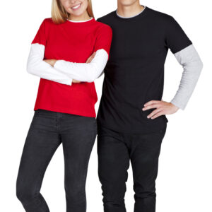Adult Double Sleeve Tee