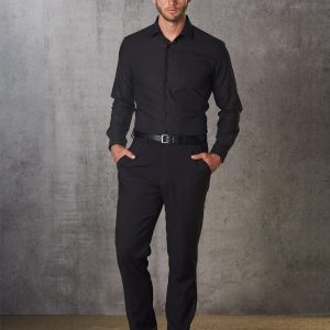 Men's Polyviscose Flexi Waist Stretch Pants