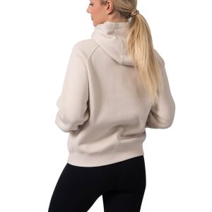 Ladies Cotton Care Kangaroo Pocket Zipper Hoodie