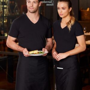 Short waist apron w86xh50cm