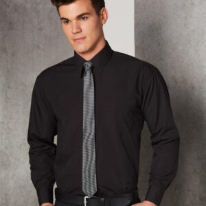 Men's poplin shirt,long sleeve