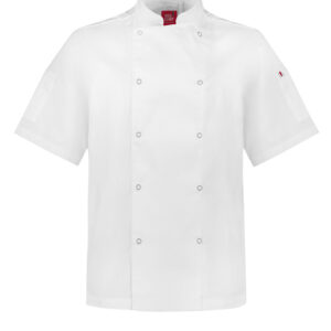Mens Zest Short Sleeve Chef Jacket