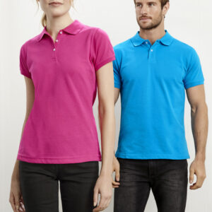 Mens Neon Short Sleeve Polo