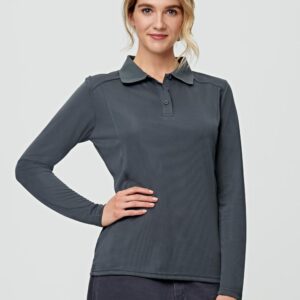 Ladies' Bamboo Charcoal L/S Polo